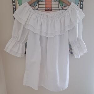 SOLD Vintage Ruffle Blouse